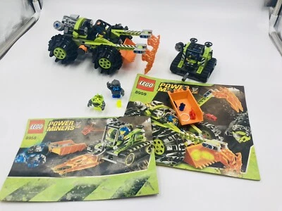 Lego Power Miners Klauengräber & Granitschleifer 8958 & 8959 w/ instructions - Bild 1 von 4
