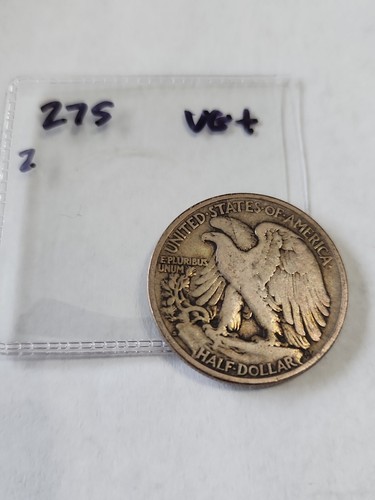 1927 S Walking Liberty Half Dollar VG+ - Picture 2 of 2