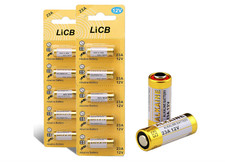LiCB A23 12V Alkaline 23A Batteries 10-Pack