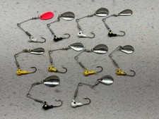 Jig Spinners, 1/32 oz. (10),   What you see is what you get  H  FREE SHIPPIHG