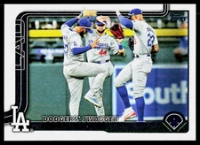 2025 Topps Dodgers Swagger: Winning With Style Again #255 Los Angeles Dodgers