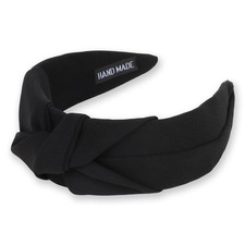 Knotted Headband for Women Black Headband Wide Headbands Non Slip Top Knot Ha...