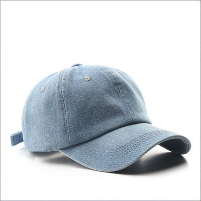 Unisex Solid Denim Baseball Cap - Outdoor Mütze für Paare Outdoor Aktivitäten