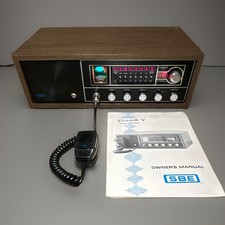 SBE Console V Base Station Vintage CB Radio SBE-40CB AM/SSB Tested, Mic, Manual
