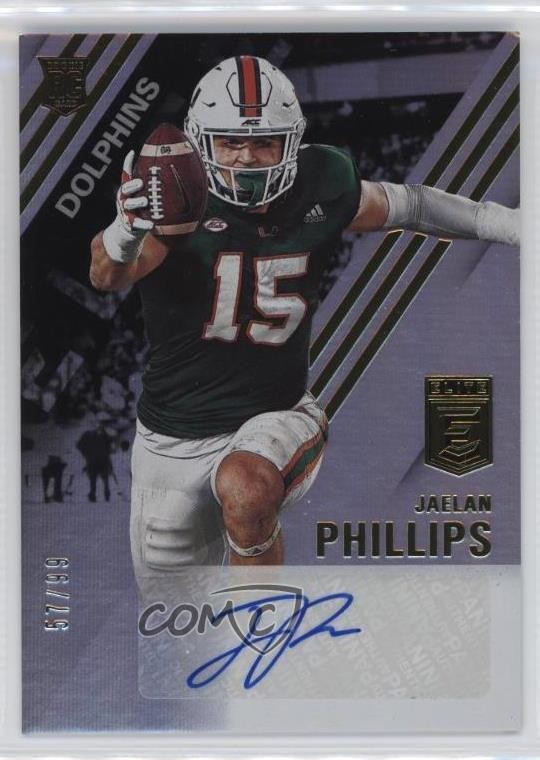 Jaelan Phillips Panini Donruss Elite Rookie Autographs #JPH Base