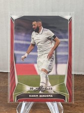 KARIM BENZEMA 2003 LEAF SOCCER BLASTER - RED PARALLEL - #B-5