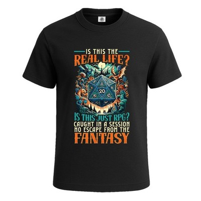 Is This The Real Life IS This Just Herren T-Shirt lustig Neuheit Party Geschenk Shirt Top