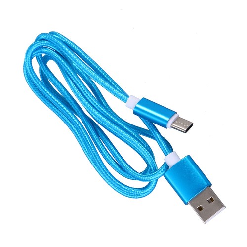 1M USB Type-C Cable Nylon Braided Quick Charger Fast Data and Charging - 第 8/12 張圖片