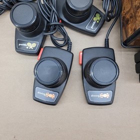 Atari Tele-Games  2600 Home Console W/ Controllers & Games  No Power Cable 