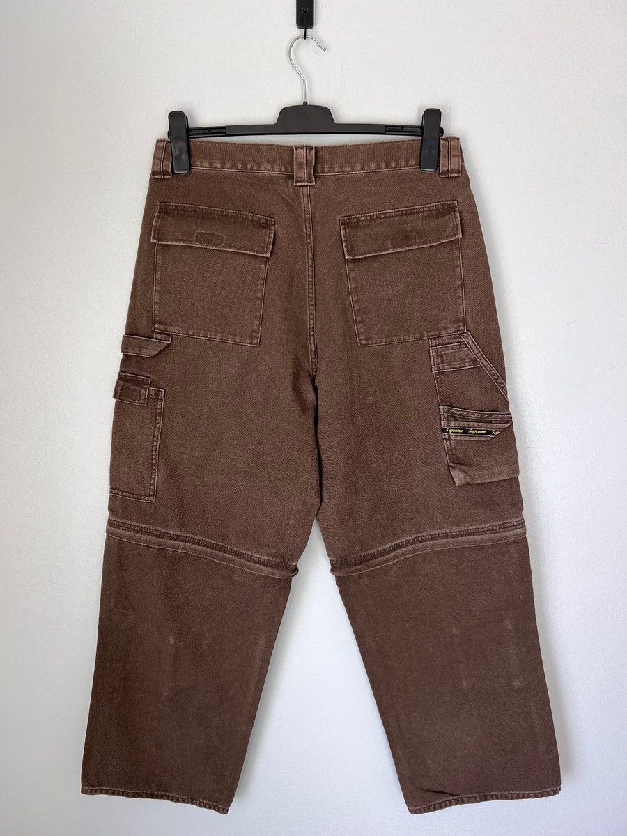 Supreme Utility Zip Off Cargo Pants - Size 34 - Brown - NEW | eBay