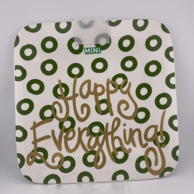 Happy Everything!  PERIDOT MINI SQUARE PLATTER Coton Colors Laura Johnson