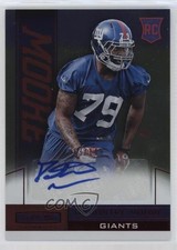 2013 Rookies & Stars Longevity Rookie Ruby Signatures Damontre Moore Auto 0q3