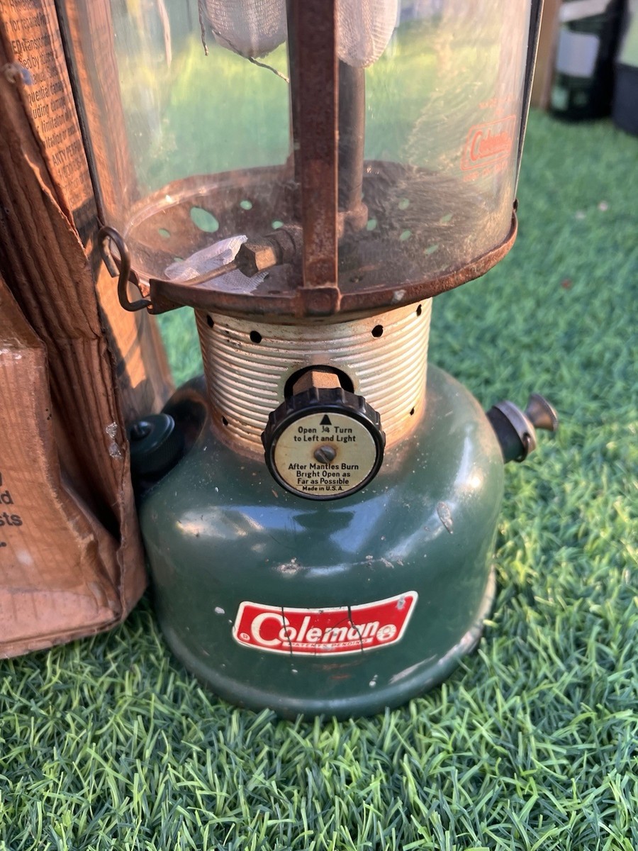 超美品Coleman コールマン220F 1969年10月 Vintage 1969 Coleman Model 220F Dual Mantle Lantern With Box | eBay