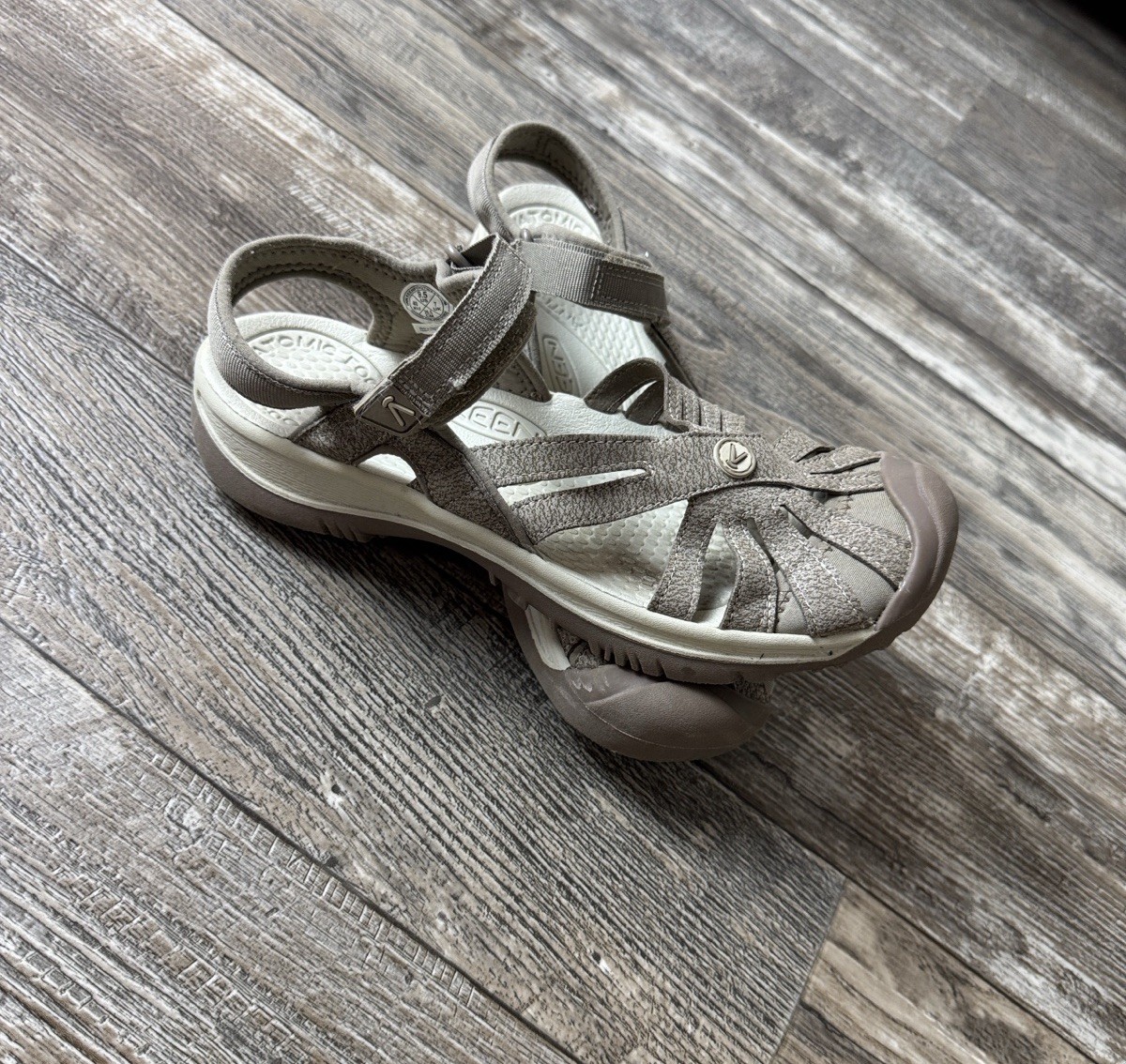 Sandali donna Keen Rose marrone e crema crema taglia 9 5