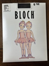 Bloch Endura Footed Tights For Children Black Size 6-8 Style T0921G