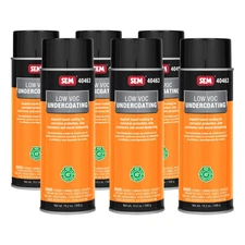 SEM 40463 Low Voc Undercoating 19.2 oz. (6 Pack)