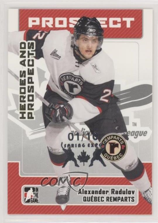 2006 ITG Heroes and Prospects Spring Expo 1/10 Alexander Radulov Rookie RC 7ez