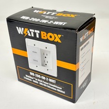 WATTBOX WB-200-IW-2-WHT IN-WALL POWER CONDITIONER