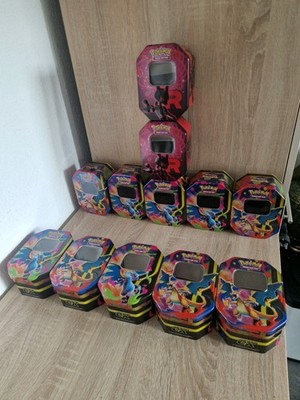 15 Leere Pokémon Tin Boxen Konvolut Sammlung diverse Pokemon