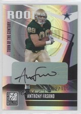 2006 Donruss Elite Rookie Turn of the Century Signatures Anthony Fasano Auto 0k0