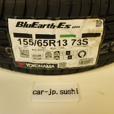 Set of 4 Yokohama Tire 155/65R13 73S BluEarth ES32B R6259 Summer