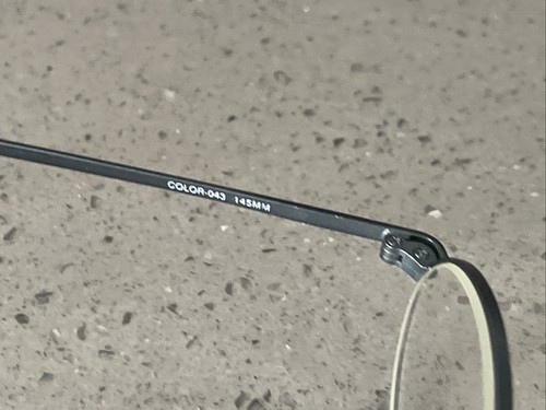 Monturas de gafas Esprit 9078 Color-043 46-20-145 negras SOLO borde completo ovalado - Imagen 8 de 14