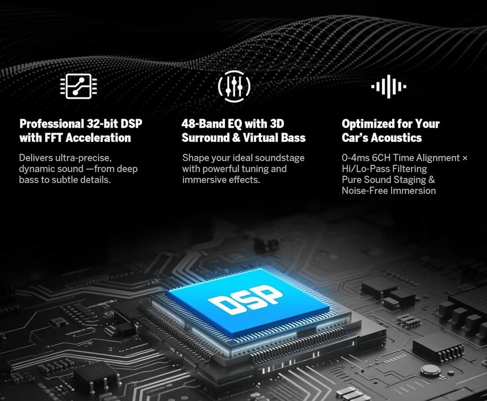 Radio estéreo para automóvil Eonon 7" UX7 2DIN inalámbrica CarPlay y Android 14 navegación automática WiFi Foto 3 de 4