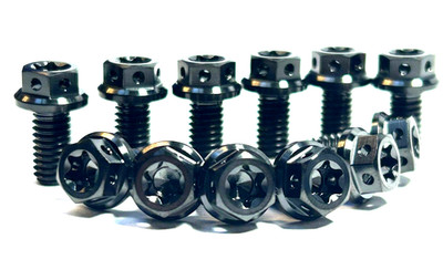 KTM SX 125 2001-2026 BREMSSCHEIBE SCHEIBENSCHRAUBEN VORNE + HINTEN TITAN Dual Drive