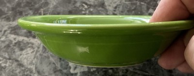 Homer Laughlin Fiesta Ware Shamrock Green 5  Fruit Salsa Dip Bowl Lead Free EUC