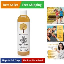 Old Amish Muscle Tonic 8 fl oz, Leg Cramps Relief, Foot Cramps Relief, Restle...