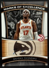2025-26 Topps Basketball Atlanta Hawks Onyeka Okongwu Mark Of Excellence Auto