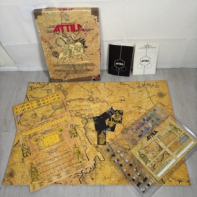 Attila Die Hunnen Invasion Brettspiel von Simulation Games 1981 Vintage