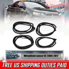 Seal Weatherstrip Door Rubber Front Rear For Mitsubishi Lancer EX 2009-2017