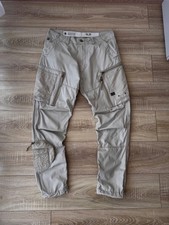 VTG G-Star Raw Beige Arris Straight Tapered Men's Size 34x32 Cargo Pants