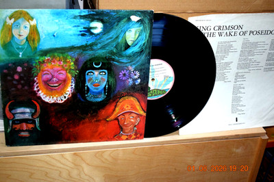 KING CRIMSON: IN THE WAKE OF POSEIDON NETHERLANDS 1974 ISLAND 88182 XAT