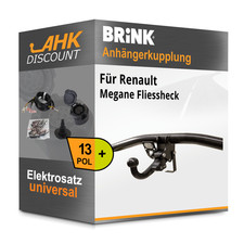 Für Renault Megane Fliessheck 08- BRINK Anhängerkupplung abnehmbar + 13polig NEU