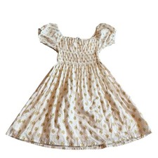 Faithfull the Brand Viola Mini Floral Puff Sleeve Dress Cairo Bohemian Size 2