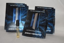 4x Paco Rabanne Ultraviolet Man EDT Vial spray .05 oz each