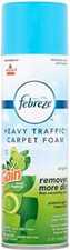 Febreze Heavy Traffic Carpet Cleaner Foam Eliminate Odor Stain ~ Gain Scent 22oz 0.77 per fl oz