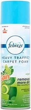 Febreze Heavy Traffic Carpet Cleaner Foam Eliminate Odor Stain ~ Gain Scent 22oz