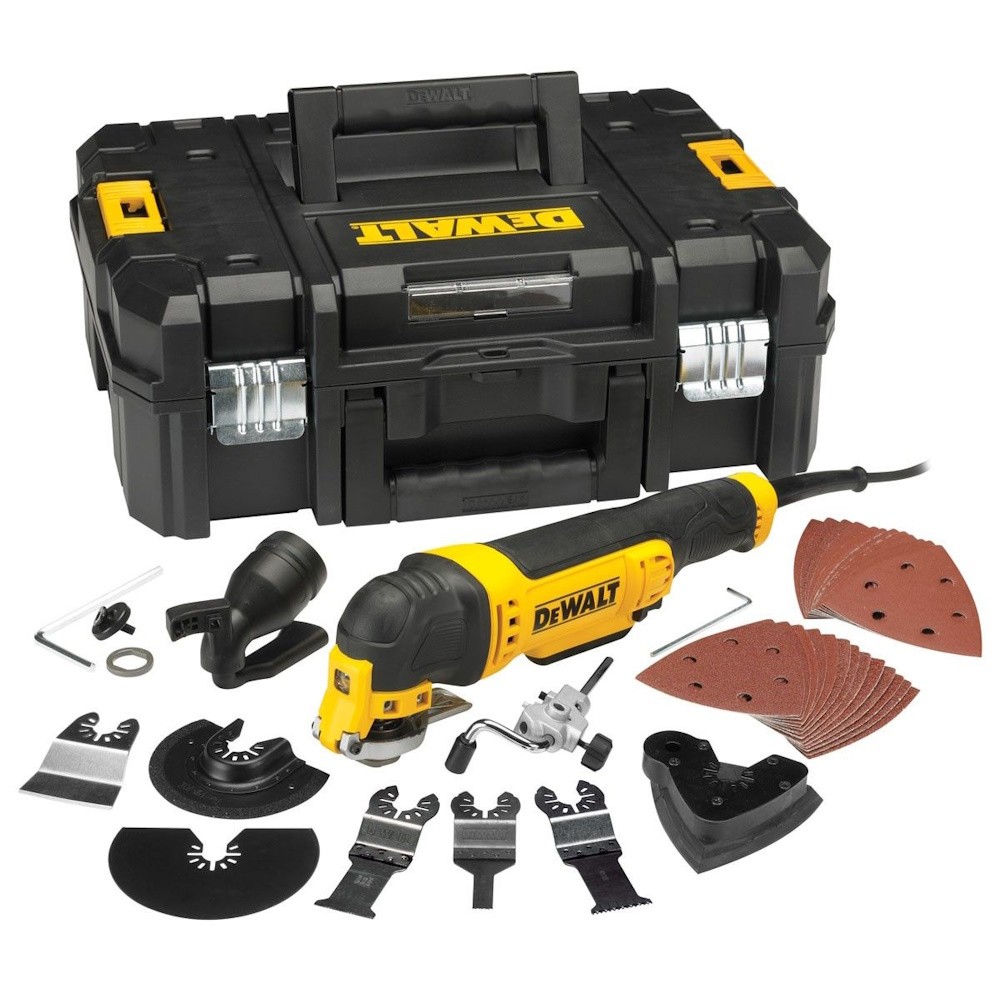 DeWALT DWE315KT UTENSILE MULTIFUNZIONE 300W IN VALIGETTA TSTAK CON ACCESSORI