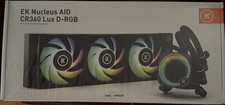 5 EKWB Nucleus AIO CR360 Lux D-RGB Liquid CPU Cooler Black Intel AMD Multicolor