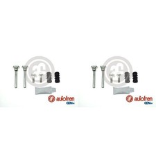 2X AUTOFREN FÜHRUNGSHÜLSEN-SATZ BREMSSATTEL HINTEN VORNE passend für NISSAN 100N