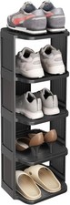 Shoe Racks for Closet, 5 Tiers Stackable Shoe Rack for Front Door Entrance Free
