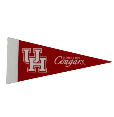 Houston Cougars Mini Pennant 4''x9'' Big 12 NCAA Felt Flag Football Basketball New