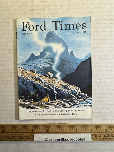 Vintage June 1967 Ford Times Magazine