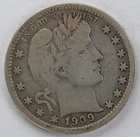 F 1909 S Barber Quarter