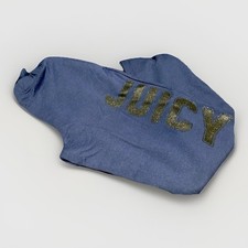 Juicy Couture Blue Sparkly Logo Sweatpants NWT   Size Small  Y2K Retro Throwback