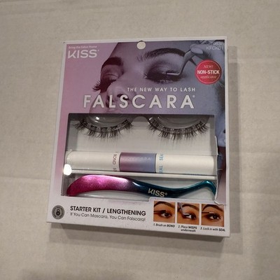 KISS Falscara Starter Kit Lengthening  fake eyelash kit NWT