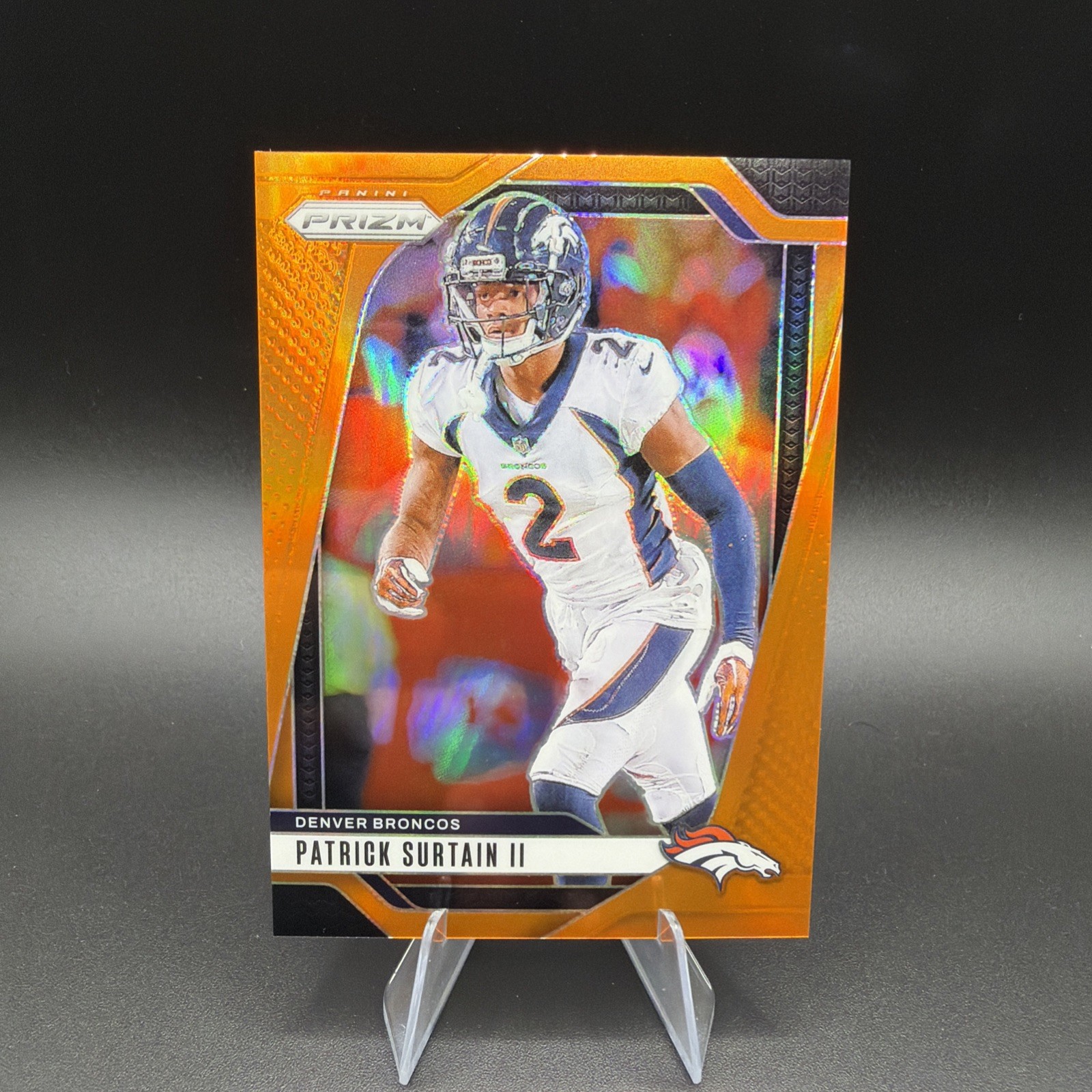 Patrick Surtain II #87 Football Cards 2024 Panini Prizm trading card — raw and PSA graded price guide